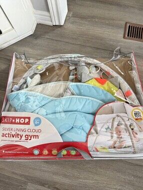 Skip Hop Light Blue & Cream Silver Lining Cloud Activity Gym